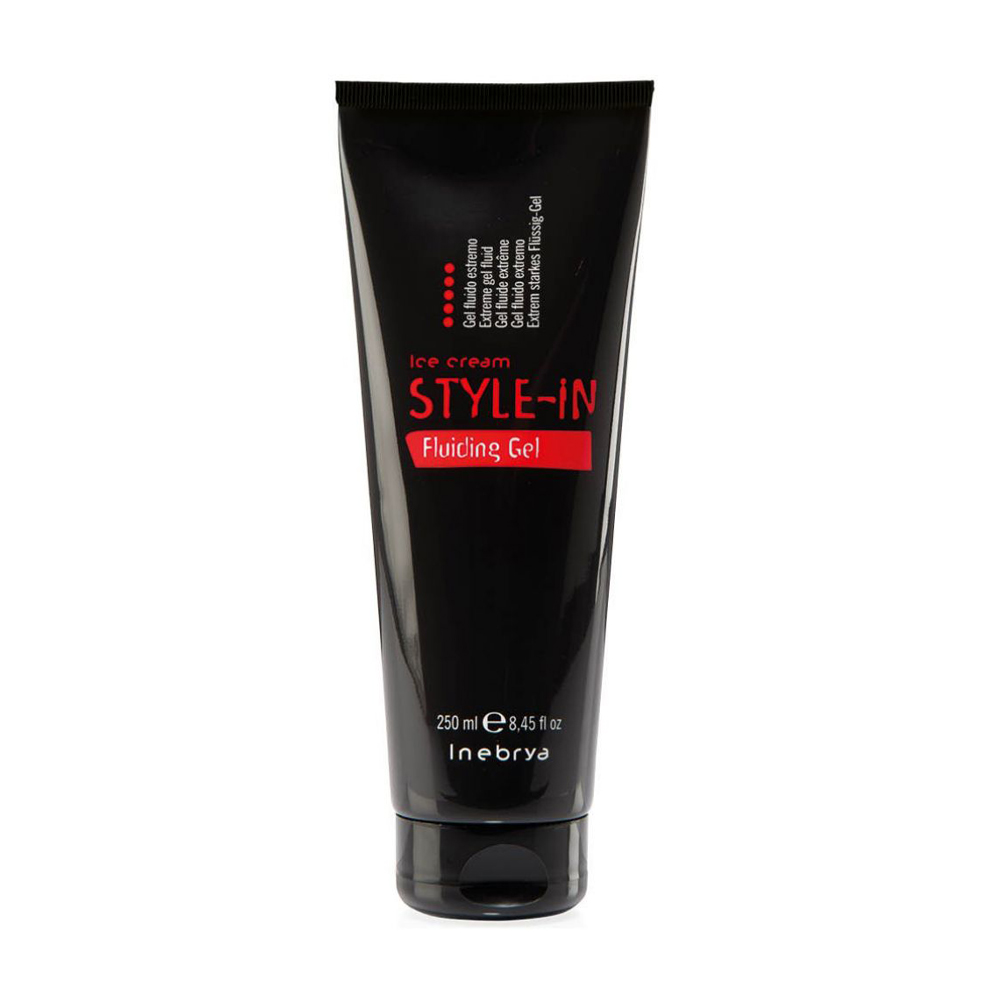 Гель-флюїд для укладання волосся Inebrya Style-In Fluiding Gel Extreme Gel Fluid екстрасильної фіксації, 250 мл